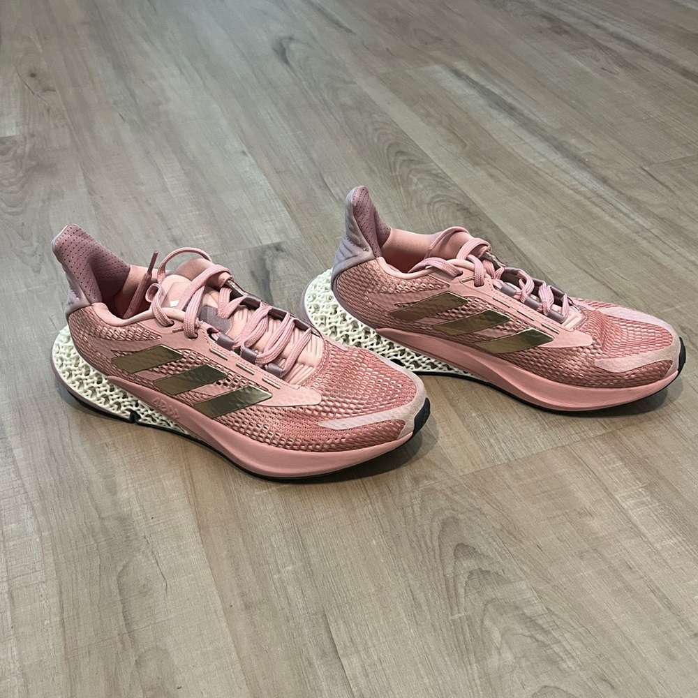Adidas Pink Athletic Shoes with Boost Cushioning